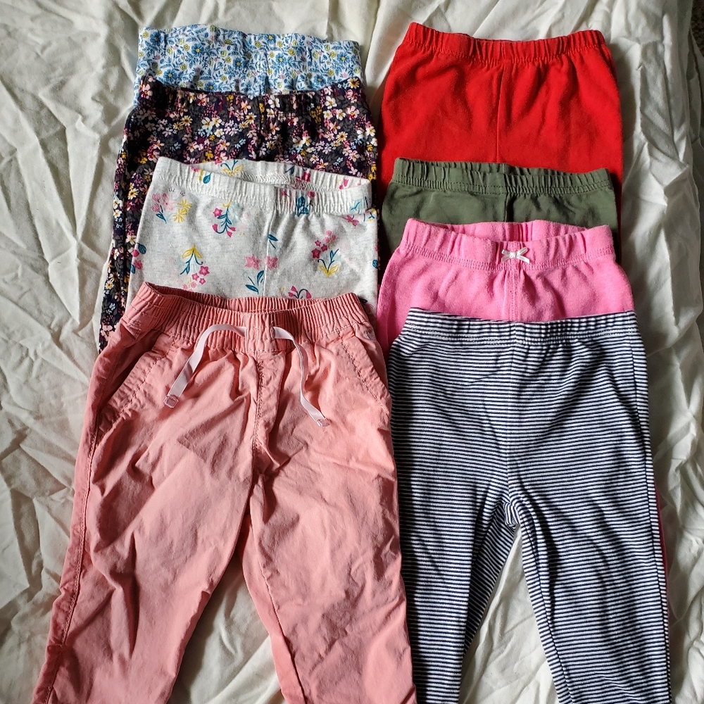 6 pairs of Carters pants